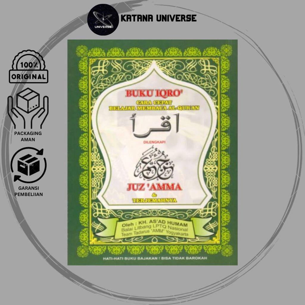 Jual Buku Iqro Juz Amma Dan Terjemahannya Ukuran A5 Kertas CD (Koran ...