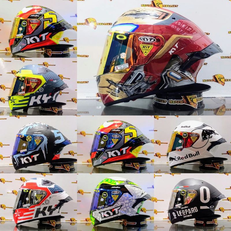 Jual HELM KYT TTC COURSE JAUME MASIA ORIGINAL PAKET GANTENG 100