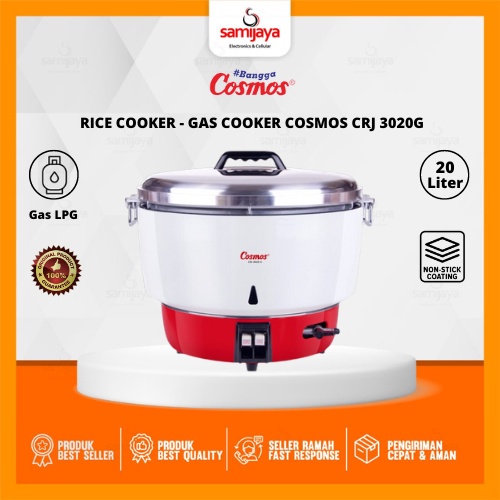 Jual RICE COOKER GAS COOKER COSMOS CRJ 3020G / CRJ 3020G / 3020 G 20