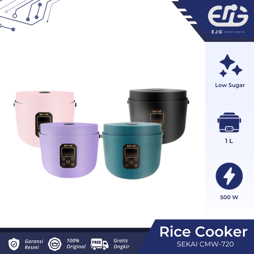 Jual SEKAI Rice Cooker Digital Low Sugar Low Carbo / Penanak Nasi Magic