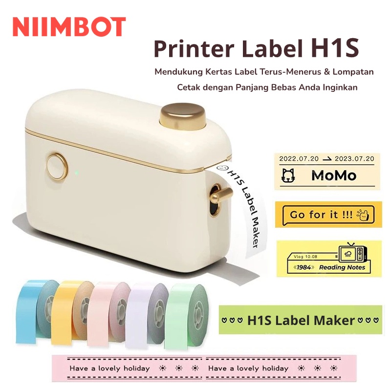 Jual Nimbot H1s Printer Label Portabel Ponsel Yang Dapat Diedit Secara Bergerak Kompatibel 1422