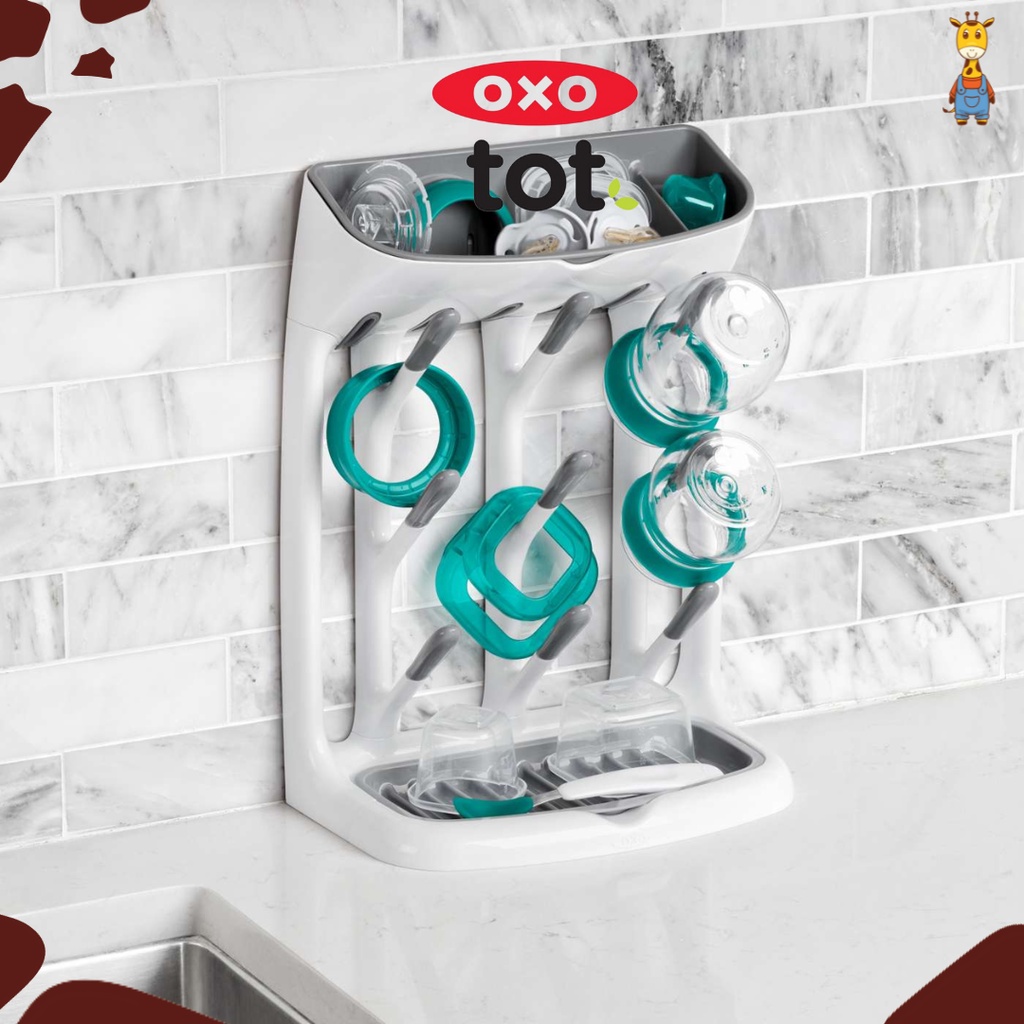 Jual OXO TOT Space Saving Drying Rack - Rak Piring | Shopee Indonesia