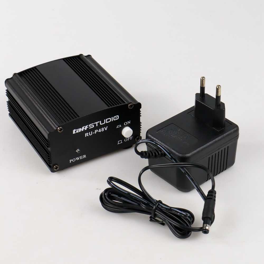 Jual Phantom Power Supply Microphone Condenser 1 Channel 48V RUP48V