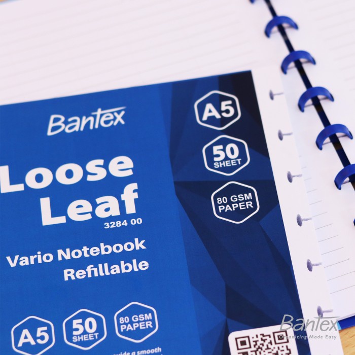 Jual Bantex Refillable Loose Leaf Paper Vario Notebook | Shopee Indonesia