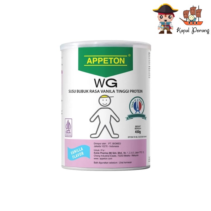 Jual Appeton Weight Gain Child 450gr Vanila Shopee Indonesia