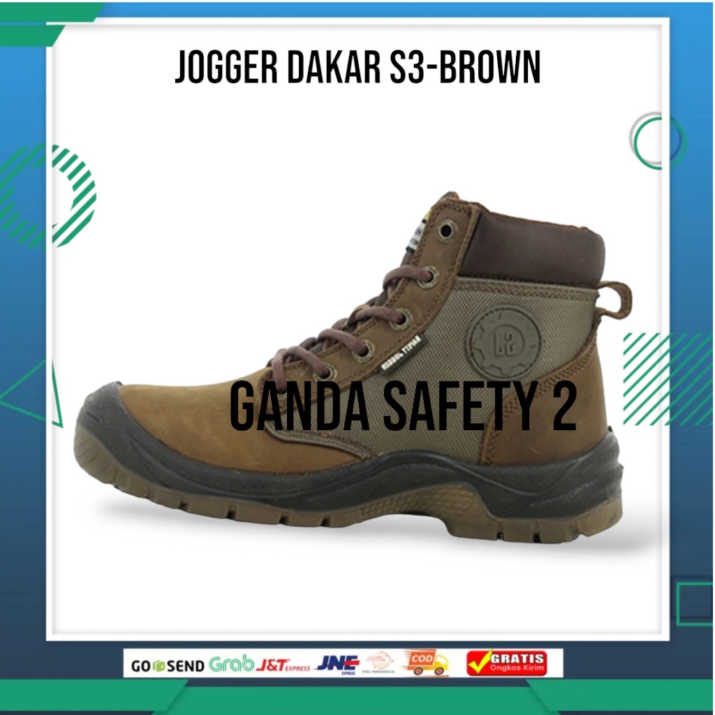 Jual Sepatu Safety Jogger Dakar Brown S3 Original Sepatu Jogger Dakar Brown S3 Original Shopee