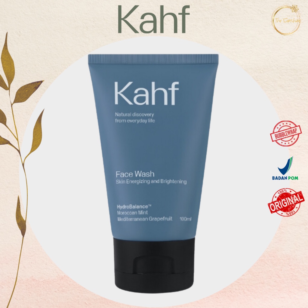 Jual Kahf Skin Energizing and Brightening Face Wash 100 ml Sabun