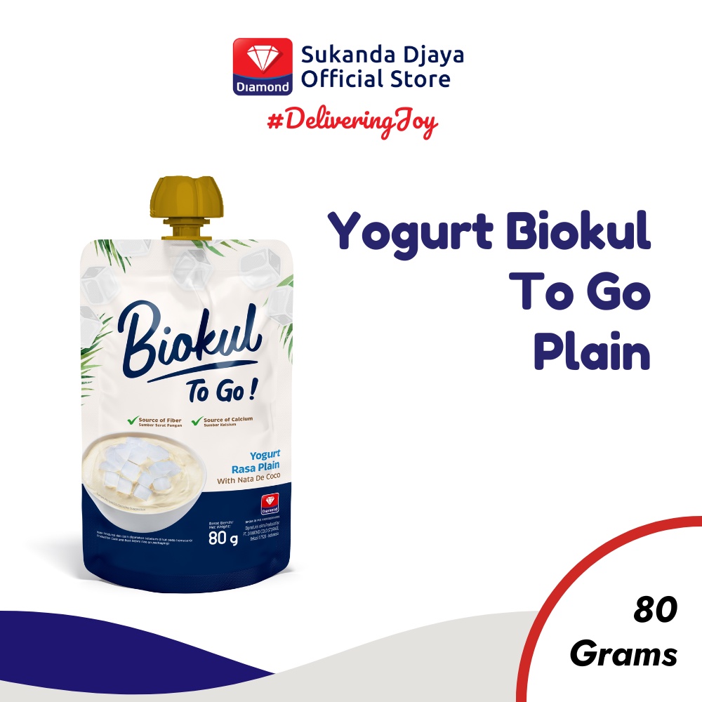 Jual Biokul Yogurt To Go Plain 80 Gr Shopee Indonesia