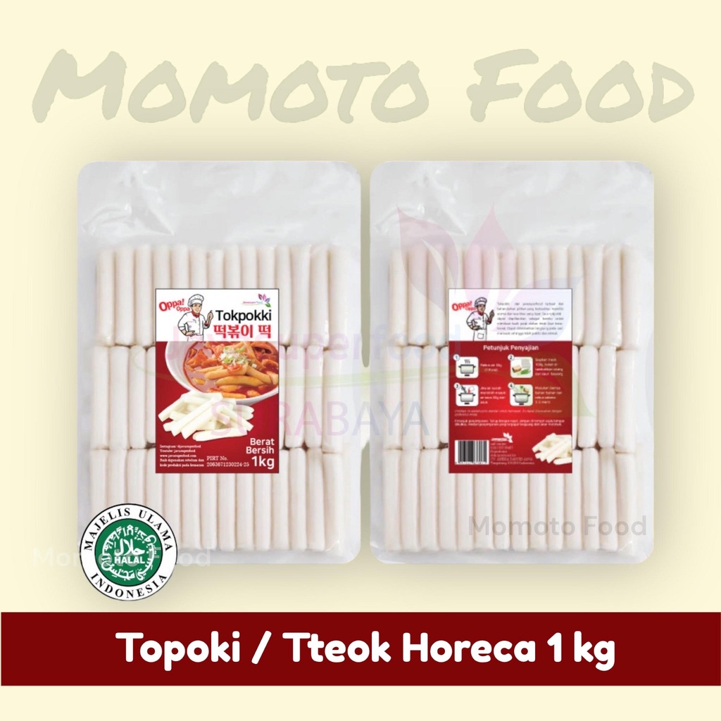 Jual Oppa Tteokbokki tokpokki tokpoki topoki korea rice cake 1kg ...