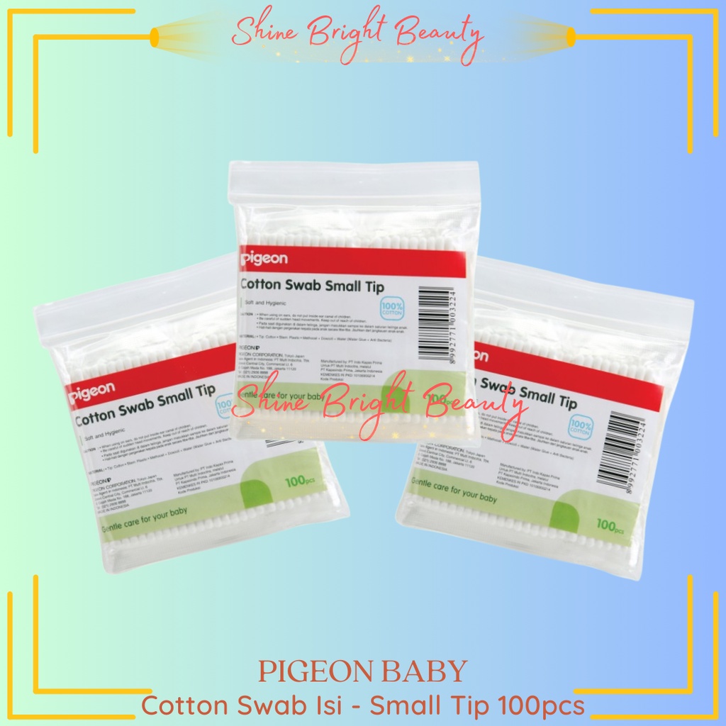 Jual PIGEON Cotton Swab Isi 100 Pcs Cotton Buds Pigeon Baby 100