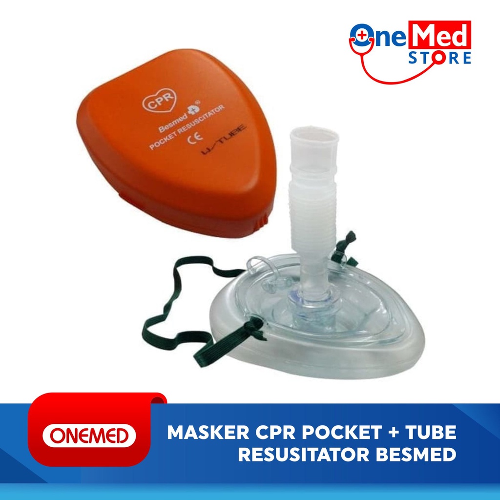 Jual Masker CPR Pocket + Tube Resusitator Besmed YG | Shopee Indonesia