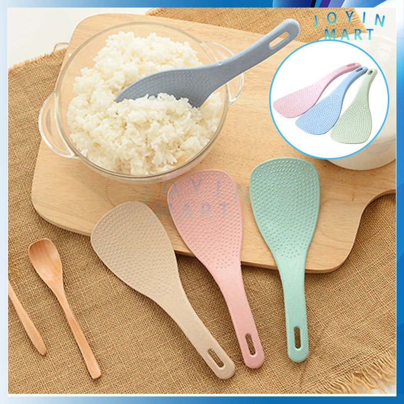 Jual Jerami Gandum Eco Rice Spoon / Sendok Nasi Plastik Anti Lengket ...