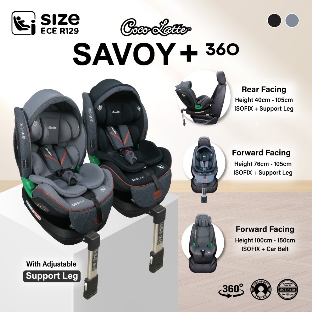 Jual Cocolatte 8068 Savoy+ 360 Kursi Mobil Bayi Kursi Mobil