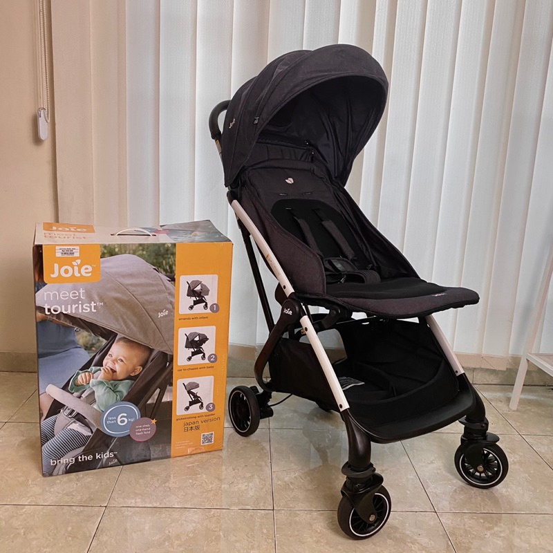 Jual stroller joie meet tourist ( cabin size ) preloved good