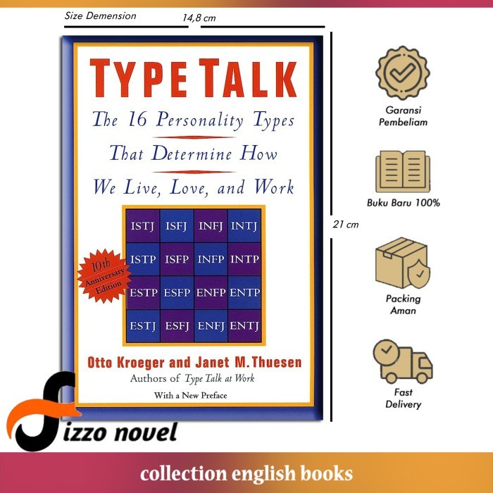 Jual Type Talk: The 16 Personality Types That Determine How We Live ...