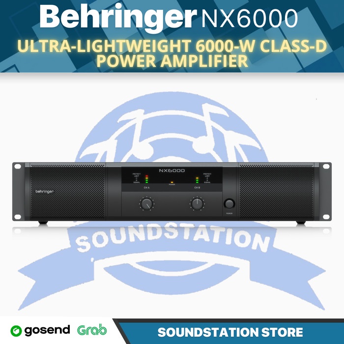 Jual Behringer NX6000 UltraLightweight 6000Watt ClassD Power
