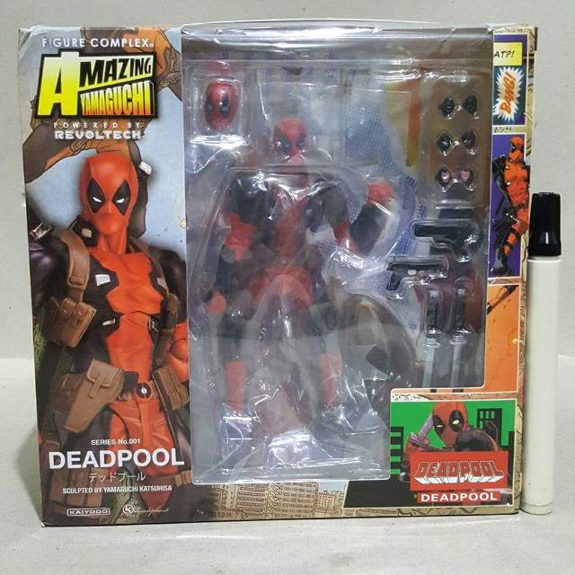Jual Mainan action figure Revoltech recast yamaguchi Deadpool Tinggi 6 ...