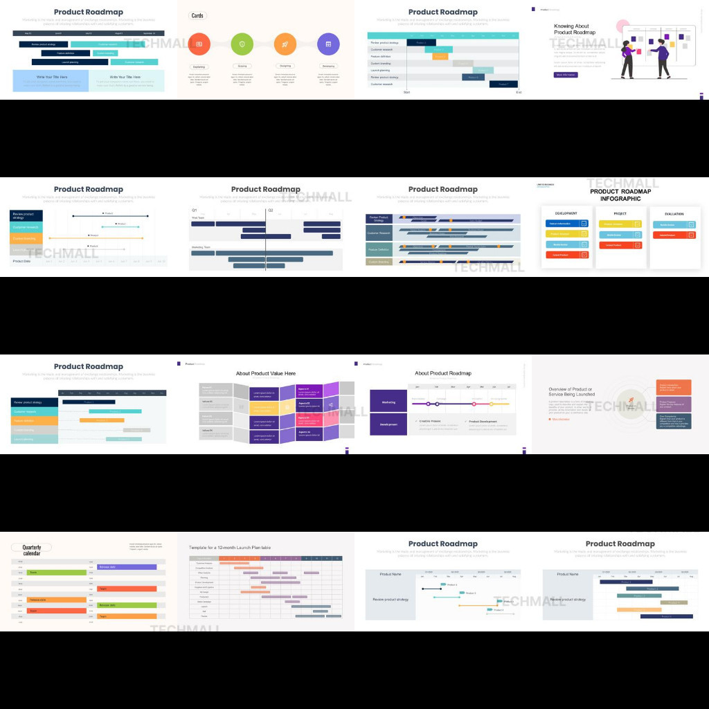 Jual [ Lifetime ] Product Roadmap Infographics PowerPoint Presentation ...