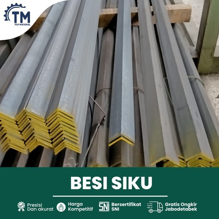 Jual Besi Siku SS400 70 x 70 x 6mm x 6M TM SNI Angel Bar L Bar | Shopee ...