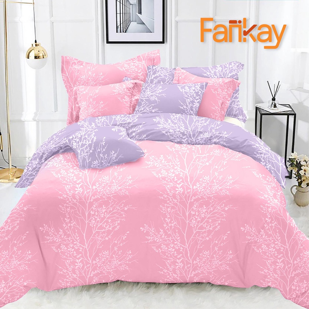 Jual Bedcover Set Sprei Jeju Pink Jeju Lilac Ukuran Lengkap 90x200 ...