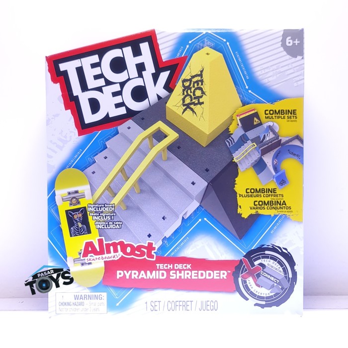 Jual TECH DECK Pyramid Shredder X-Connect Park Creator Fingerboards ...