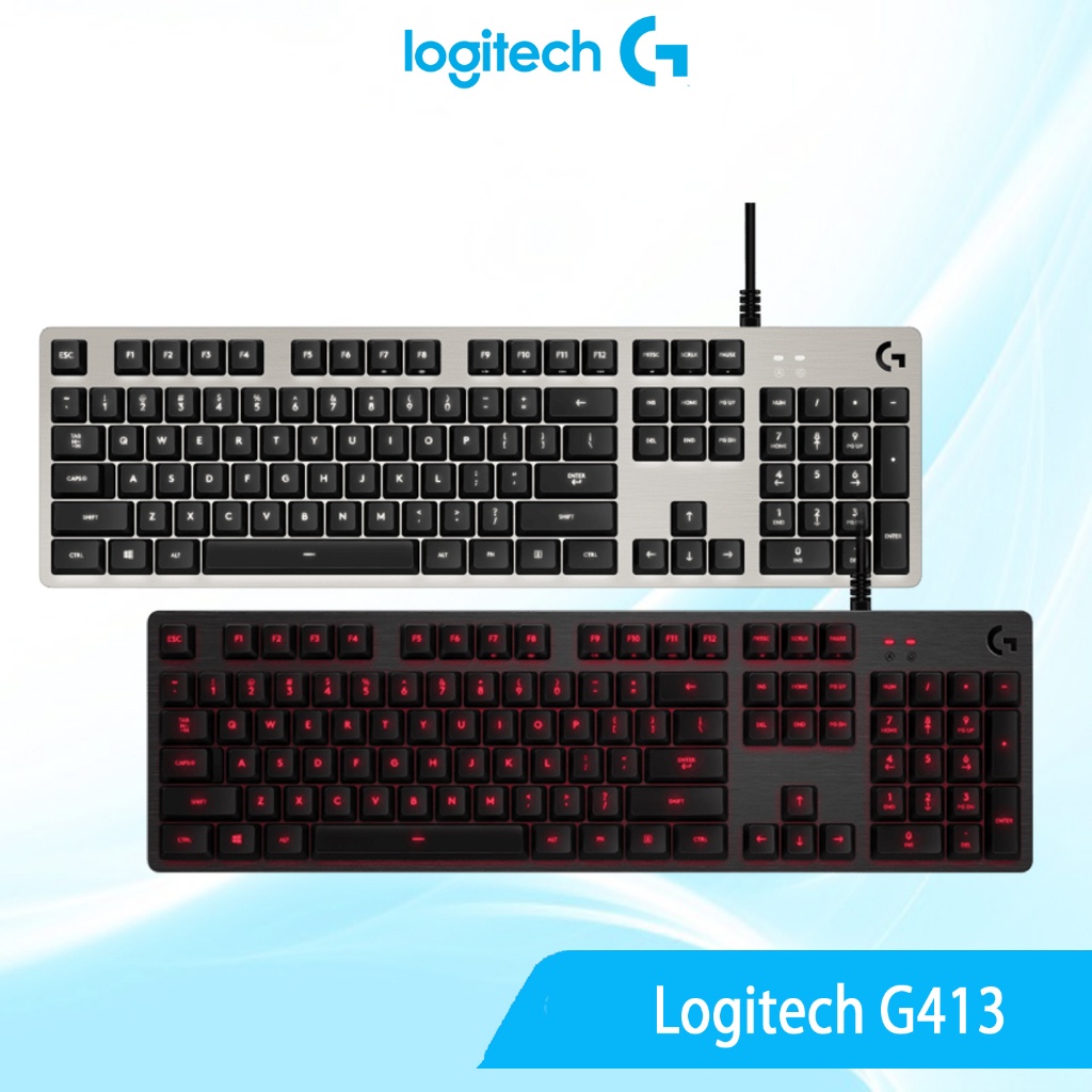 Jual Logitech G413 Keyboard Gaming Mechanical Backlit - Garansi 2 Tahun ...