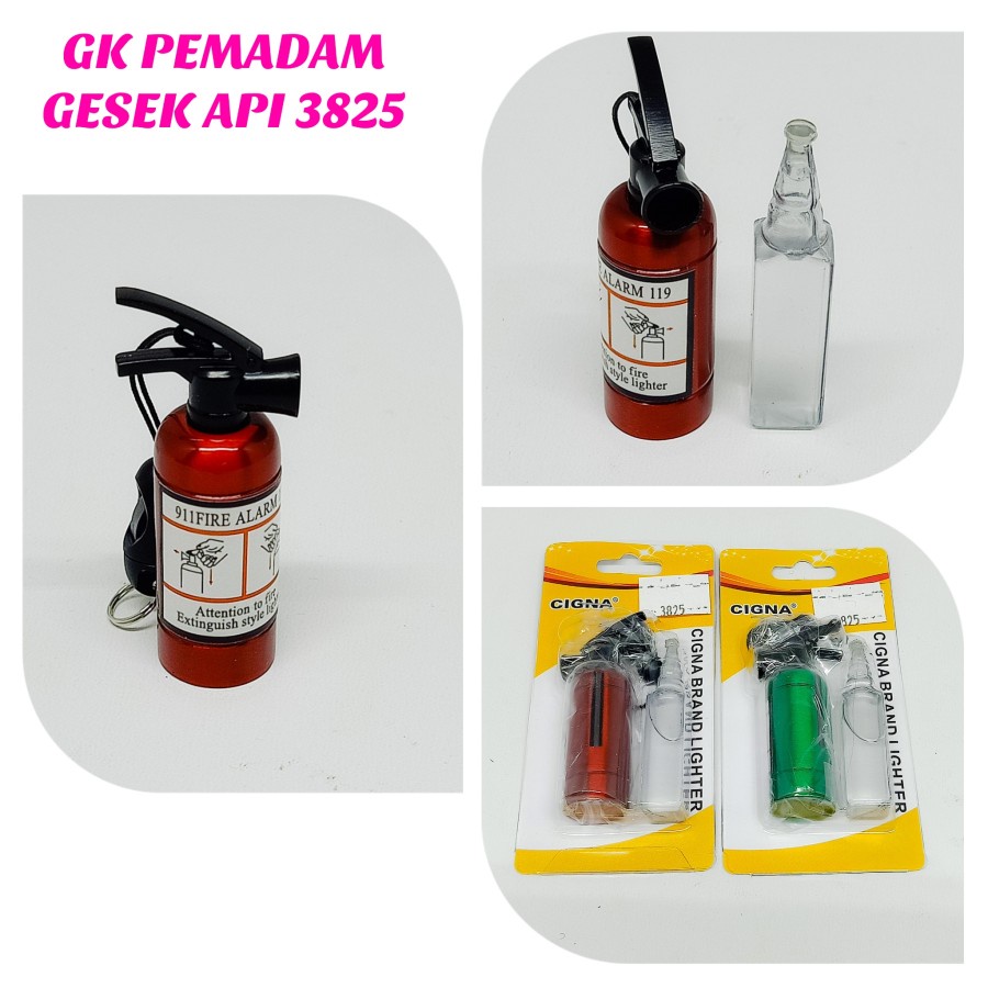 Jual Korek Api Exclusive Gantungan Kunci Model Unik Tabung Alat Pemadam ...