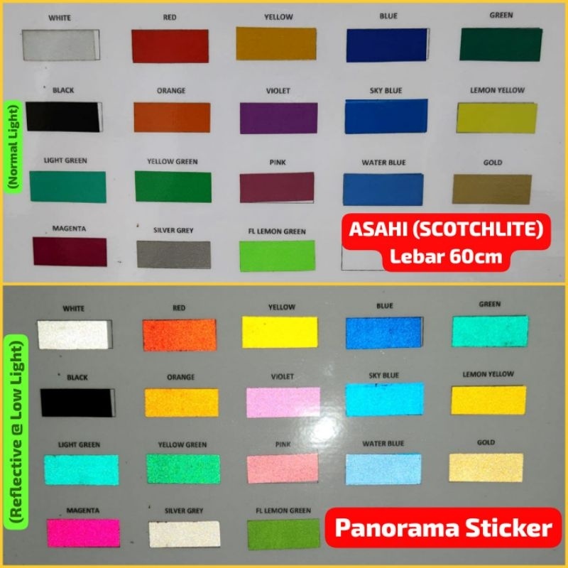 Jual Asahi Scotchlite Sticker Reflective Lebar Cm Shopee Indonesia