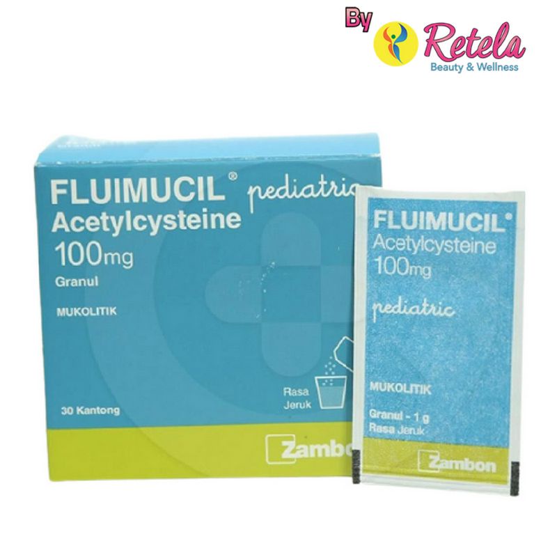 Jual Fluimucil Paed 100mg Grn 1 Sachet Shopee Indonesia