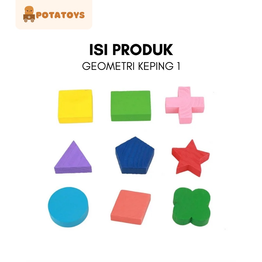 Jual [ POTATOYS ] Mainan Kayu Edukasi Anak Puzzle Wooden Toys / Puzzle ...