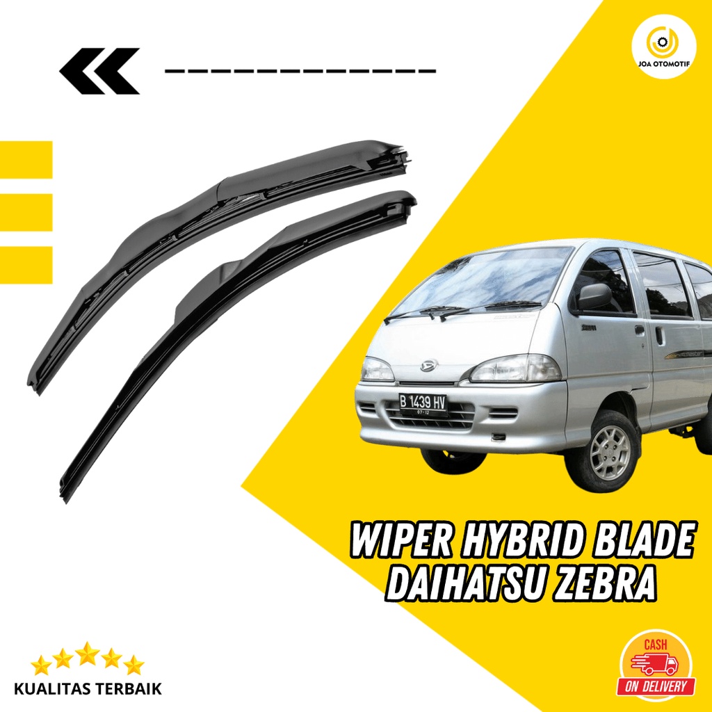 Jual Wiper Hybrid Blade Daihatsu Zebra Model Hybrid Set Kiri Dan Kanan Joa Otomotif