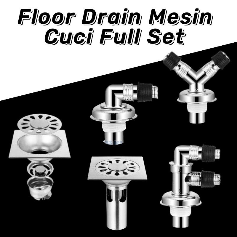 Jual Floor Drain Mesin Cuci Full Set Conector Floor Drain Mesin Cuci Floor Drain Mesin Cuci