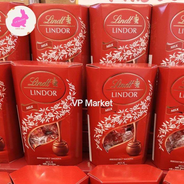 Jual Lindt Lindor Milk Chocolate 200g Pack Shopee Indonesia 8430