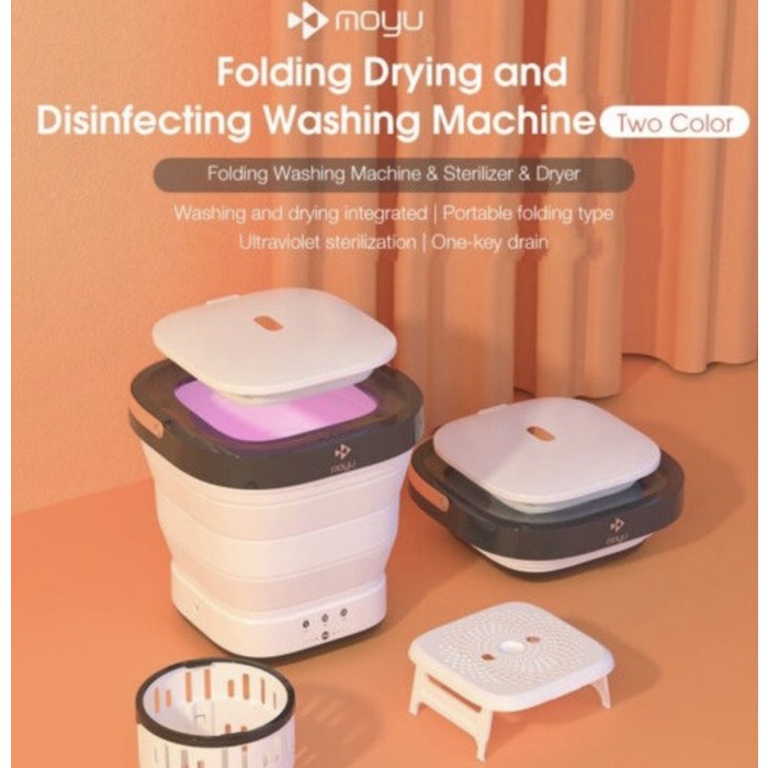 Jual Xiaomi MOYU Mesin Cuci Mini Portable Folding Travel Washing
