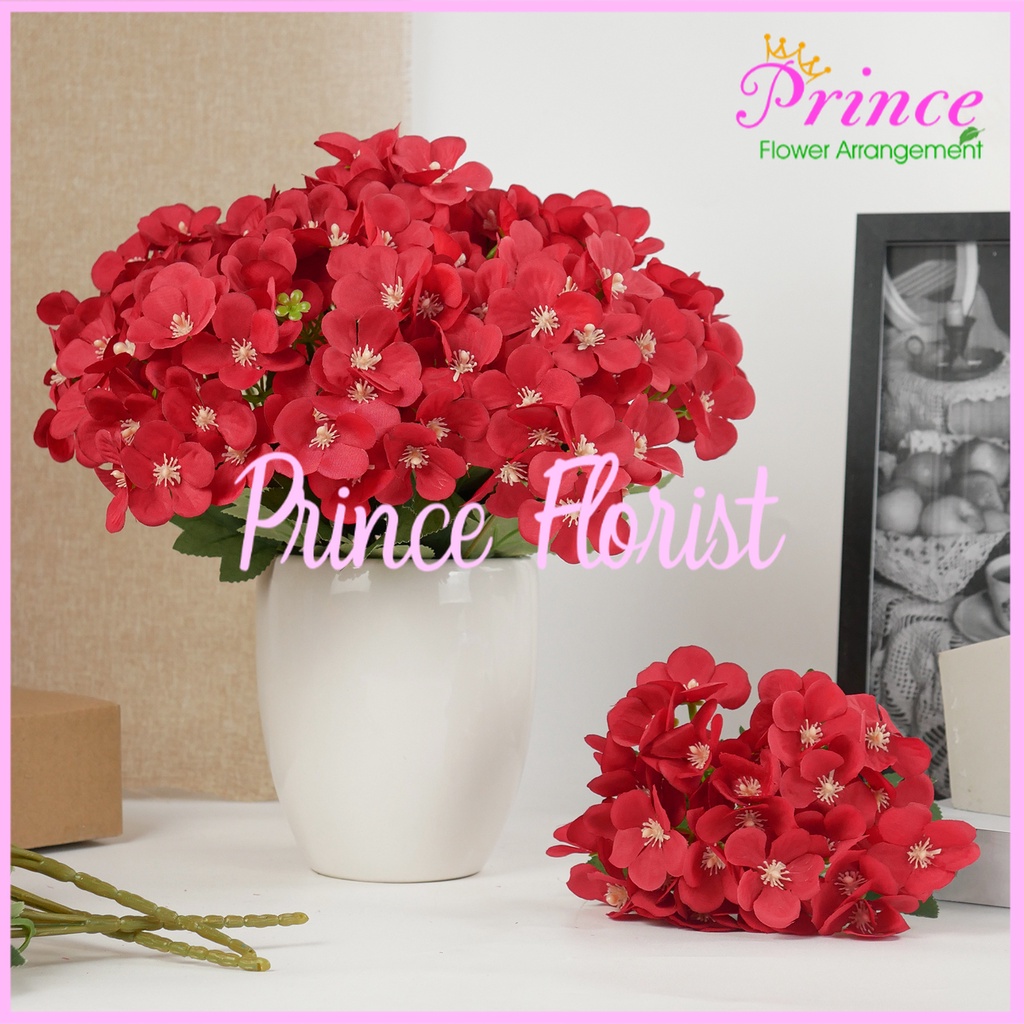 Jual PRINCE FLORIST - HORTENSIA HONEY CABANG 5 DECOR PANCA WARNA RUANG ...