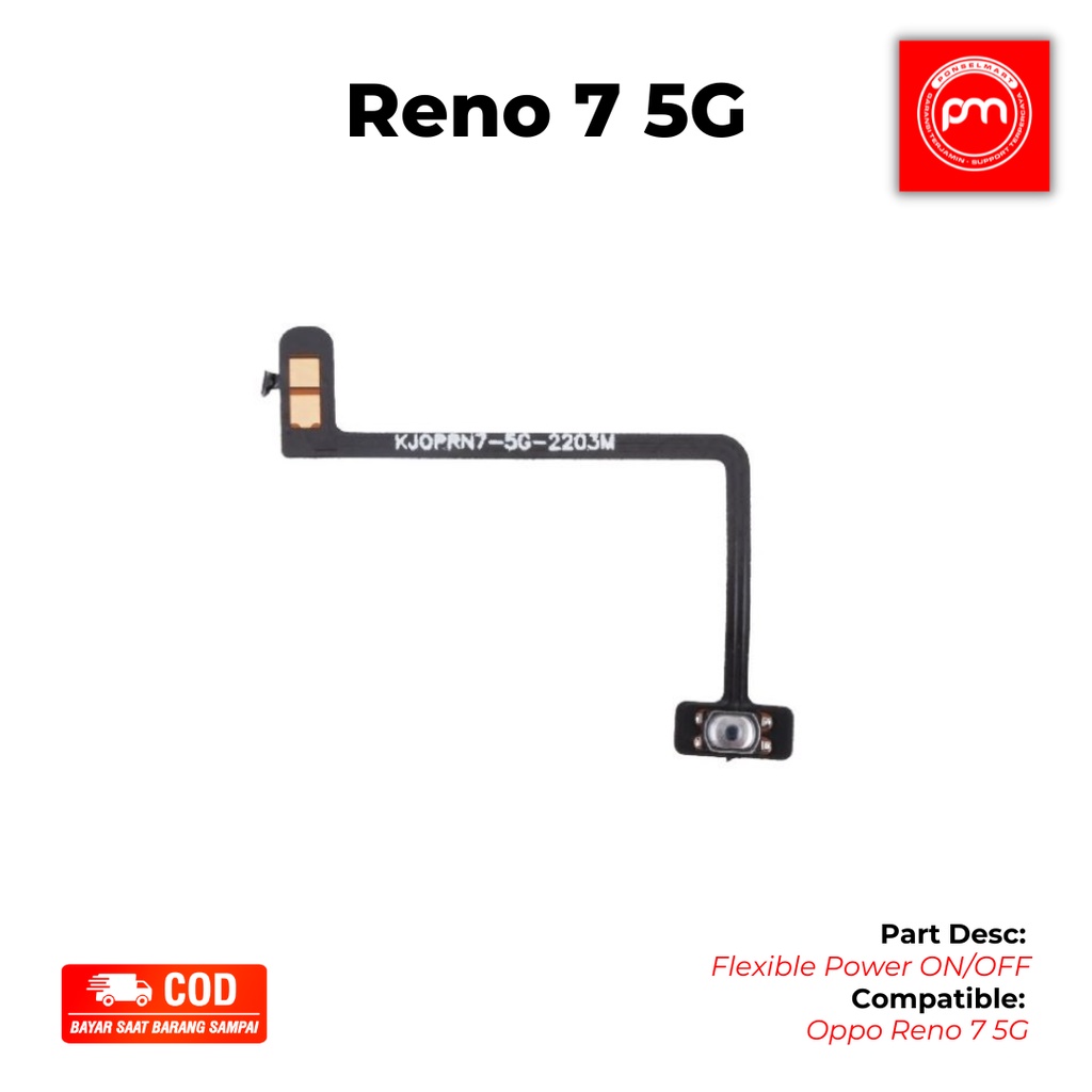 Jual Flexible Power ON/OFF Oppo Reno 7 5G | Shopee Indonesia
