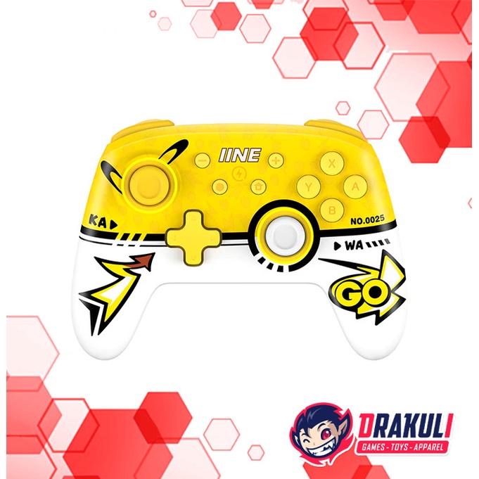 Jual Switch Iine Wireless Pro Controller - Pikachu Yellow Edition ...