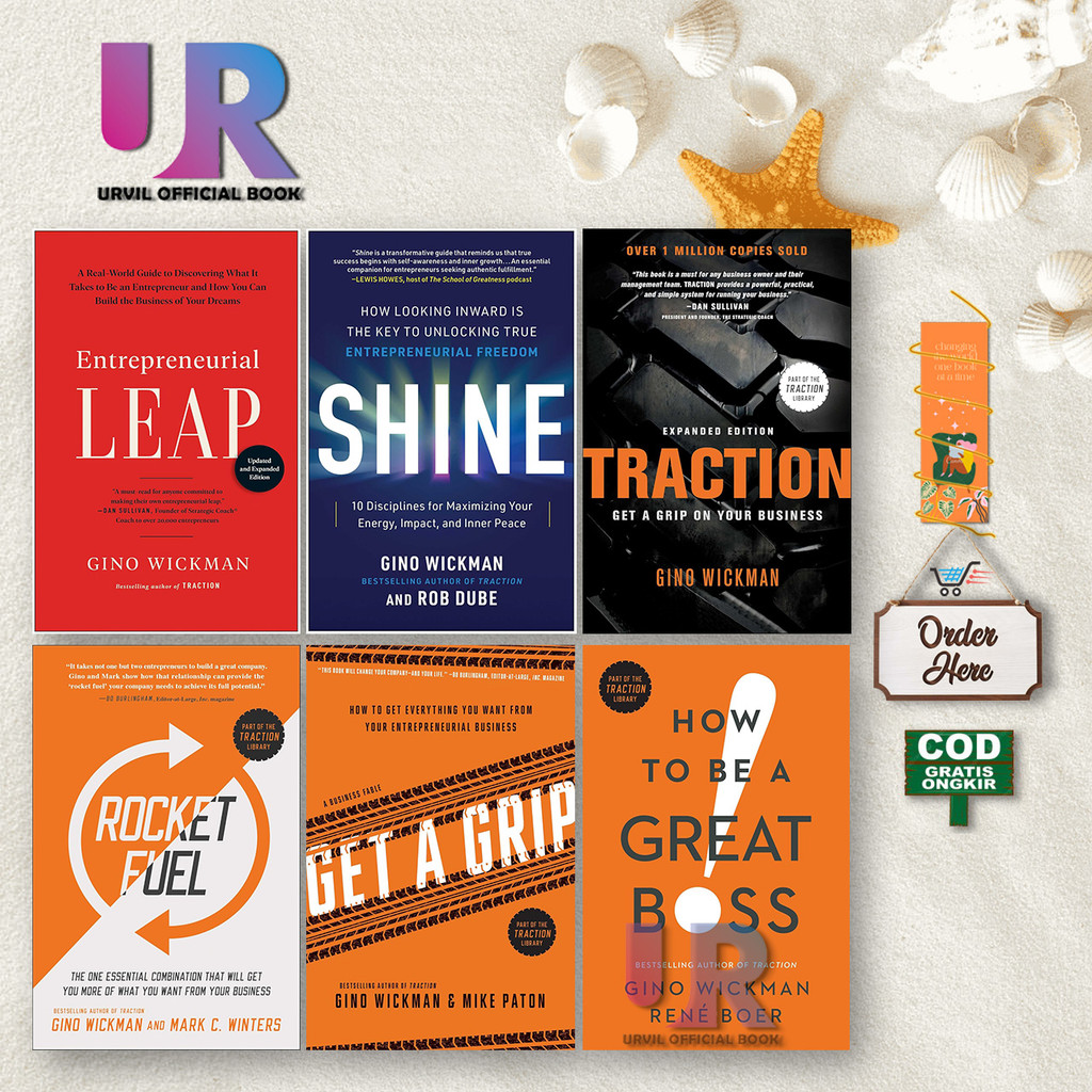 Jual Books Collection Gino Wickman ( How To Be A Great Boss , Rocket ...