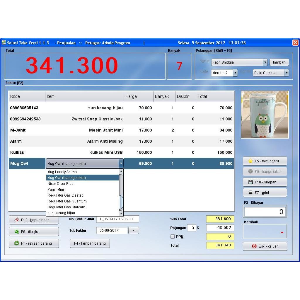 Jual Aplikasi PROGRAM TOKO Kasir Point Of Sales 4 Program Toko ...