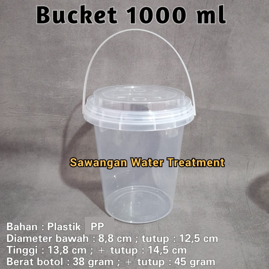 Jual Bucket / Ember / Pail 1000 ml | Shopee Indonesia
