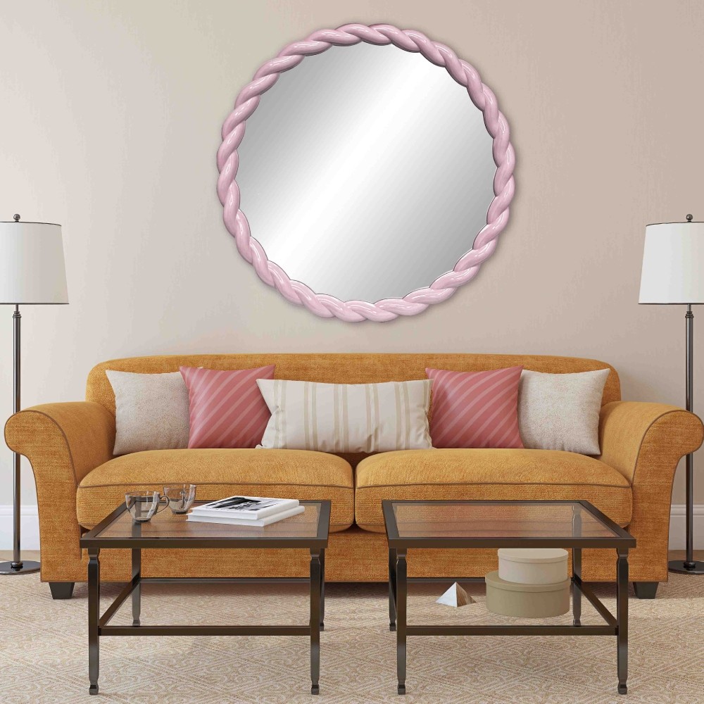 Jual Informa 60X60 cm Cermin Dinding Round - Pink Wall Mirror Kaca ...