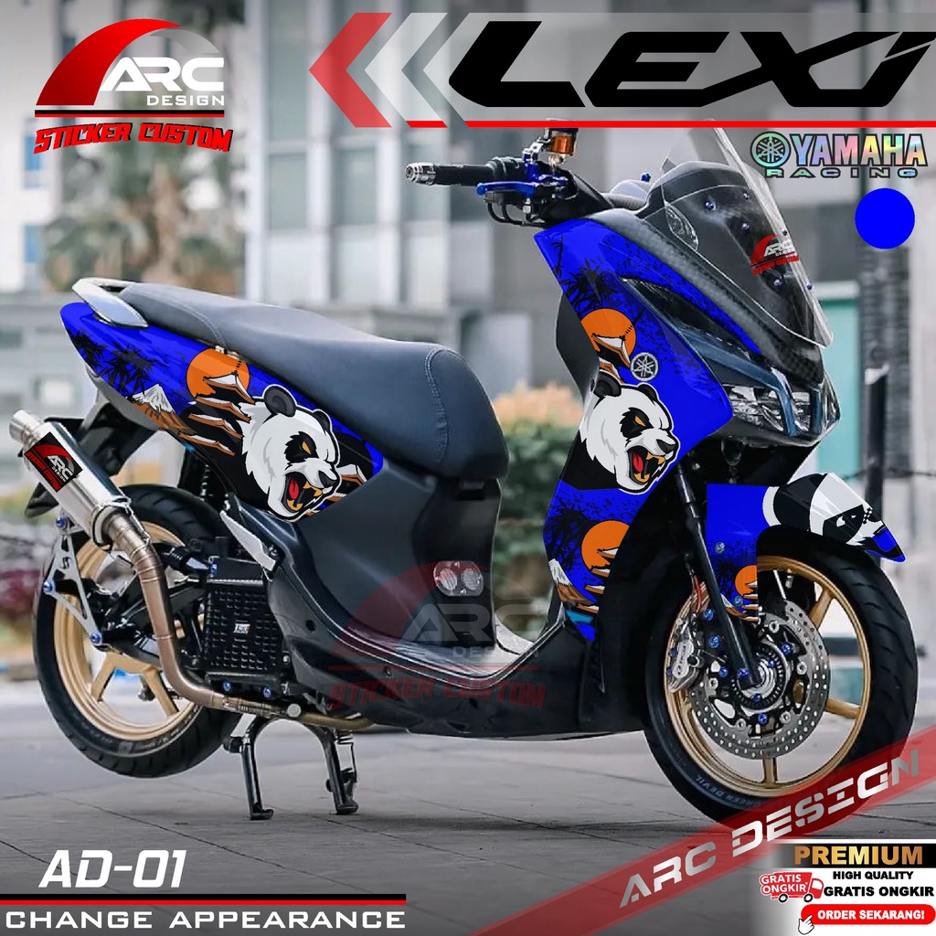 Jual Cod Terbaru Cod Decal Sticker Yamaha Lexi Fullbody Dekal