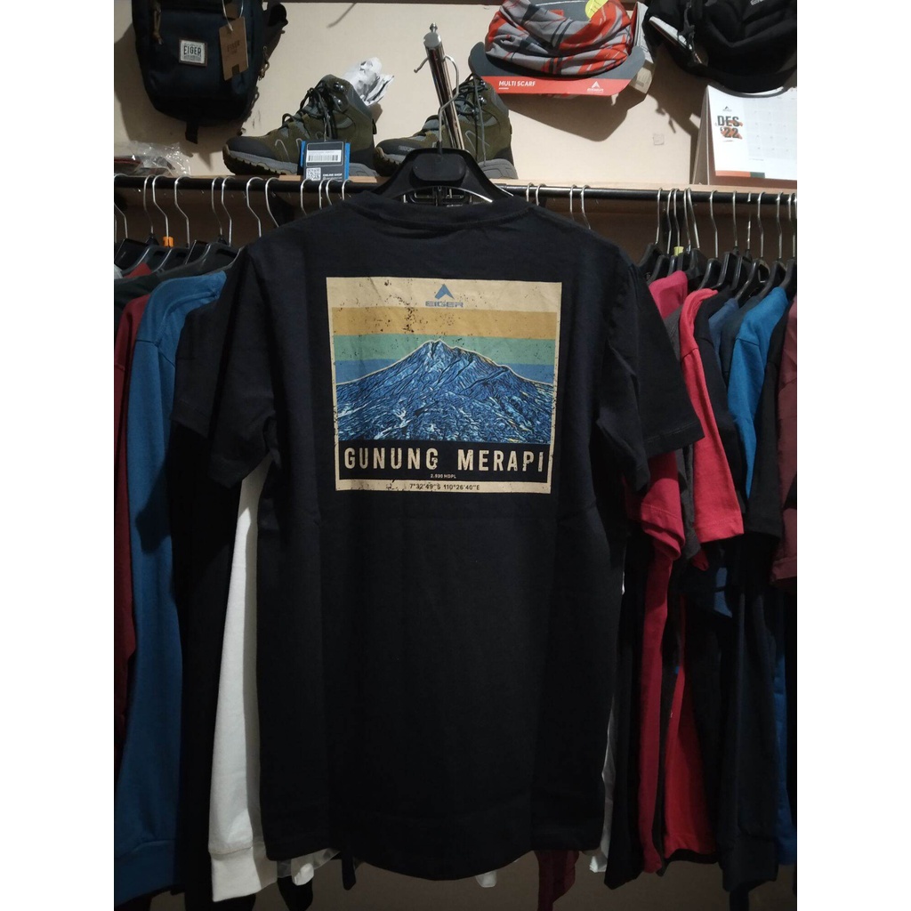 Jual kaos eiger Mt. Merapi ORl tshirt eiger | Shopee Indonesia