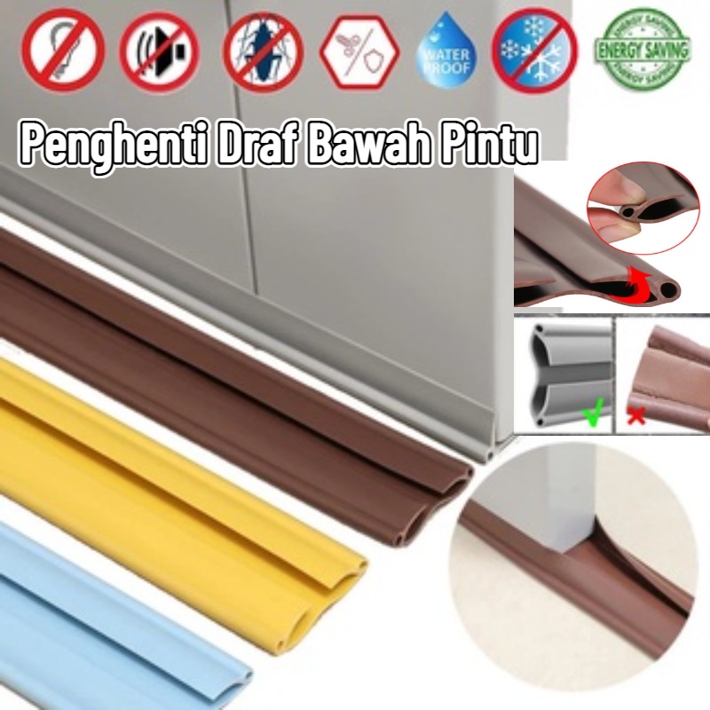 Jual Penghenti Draf Bawah Pintu PVC 96cm/ Strip Penyegelan Bawah Pintu ...