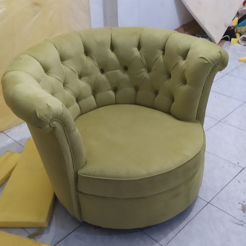 Jual Sofa Bulat Around Hand Ottoman | Shopee Indonesia