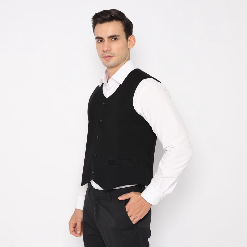 Abel Loose knit vest 黒 BLACK（Men Signature Drivers Vest (Giza 