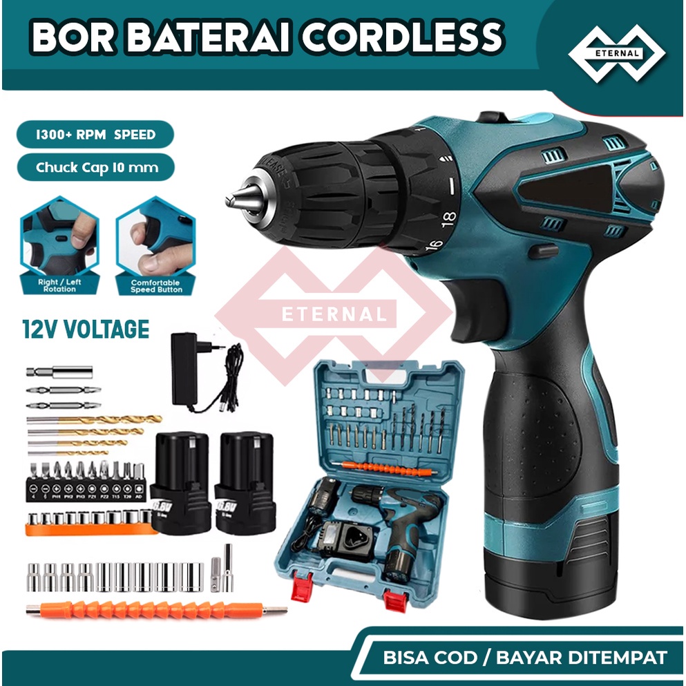 Jual WE45T Mesin Bor Cordless/Bor Baterai/ Bor Listrik/Beton Besi Kayu ...