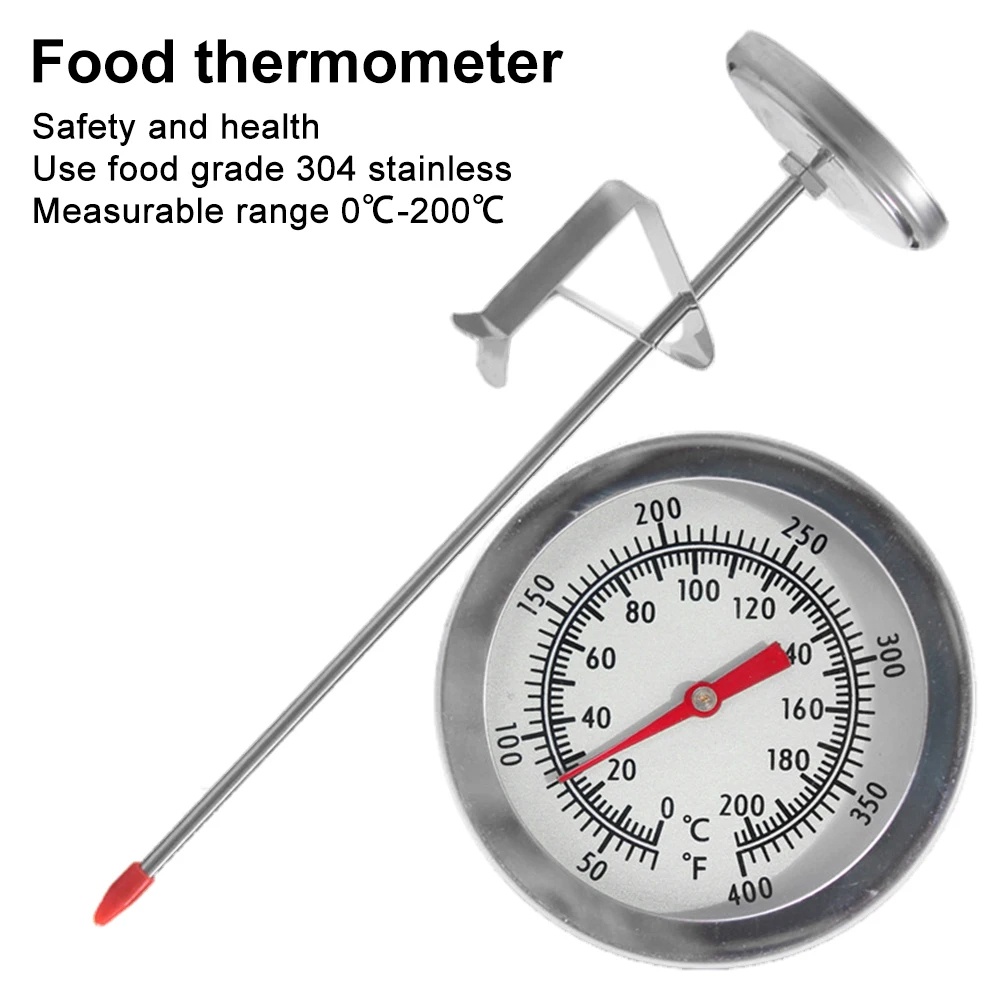 Jual Termometer Deep Fryer Suhu 0-200°C Panjang Probe 20.5CM ...