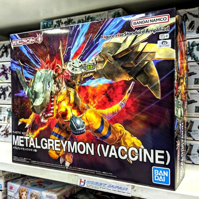 Jual Figure Rise Standard Amplified Metalgreymon Metal Greymon Vaccine Shopee Indonesia 0879