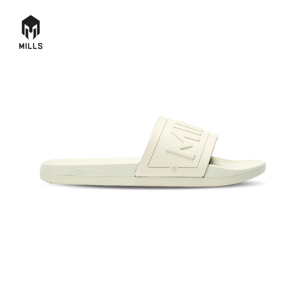 Jual MILLS Sandal Hopper Go Slides White 9901001 | Shopee Indonesia